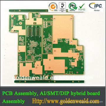 La fabrication rigide de carte PCB, fabricant de carte PCB dans le commutateur de bouton poussoir de bâti de la carte PCB Chine